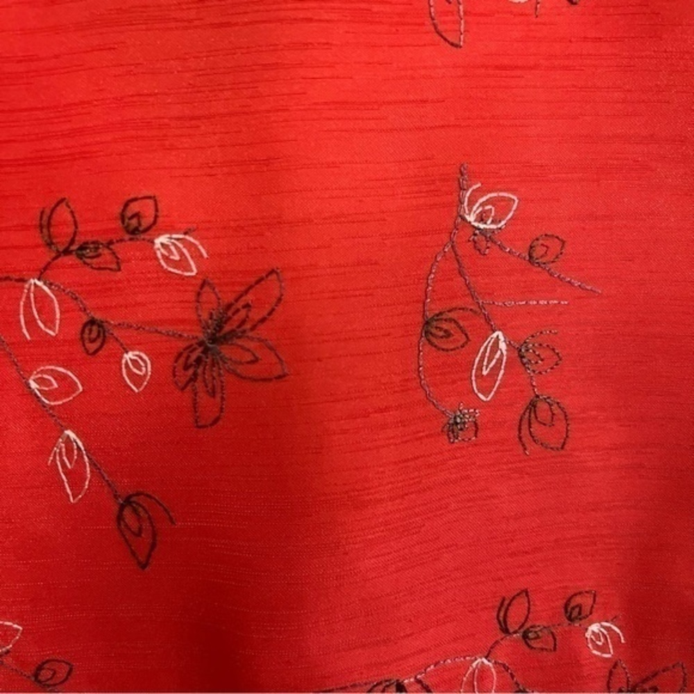 Selene Sport bright orange button down, Size XL. Like new condition. - Picture 6 of 7